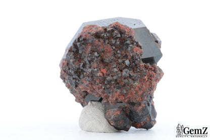 Grenat Mélanite Brut, 127g, Ojos Españoles, Mexique