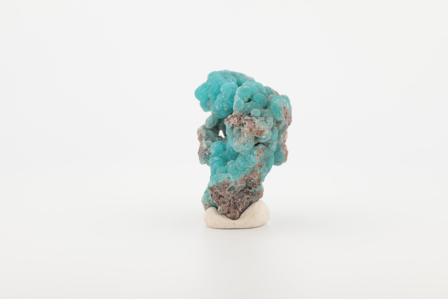 Hémimorphite naturelle du Congo – Cristaux botryoïdaux bleu turquoise, 20 g